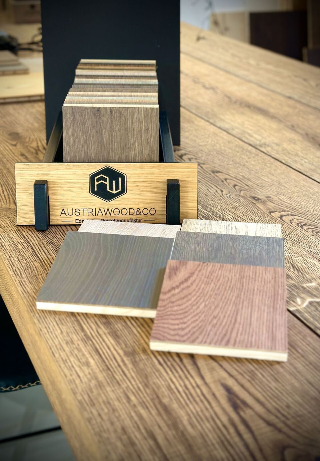 Naujausi Austriawood parketo atspalviai kurti bendradarbiaujant su italų architektu Carlo Pontoriero